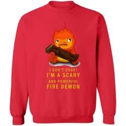 Howl’s Moving Castle Calcifer Sweatshirt 25 Howl’s Moving Castle Calcifer Sweatshirt -Ghibli Shop redirect10052021071052 5