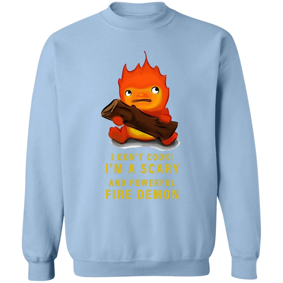 Howl’s Moving Castle Calcifer Sweatshirt 14 Howl’s Moving Castle Calcifer Sweatshirt - Image 12