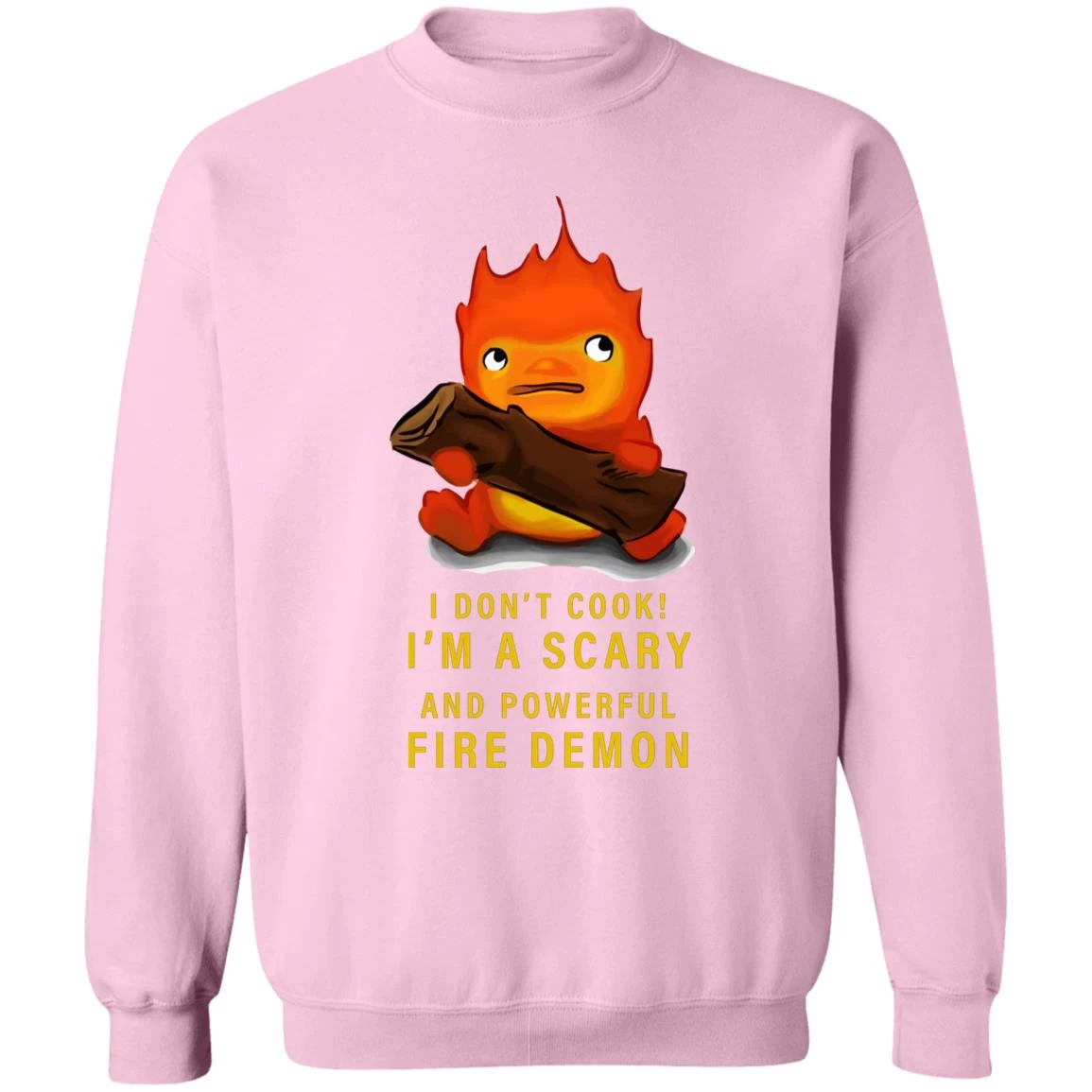 Howl’s Moving Castle Calcifer Sweatshirt 15 Howl’s Moving Castle Calcifer Sweatshirt - Image 13