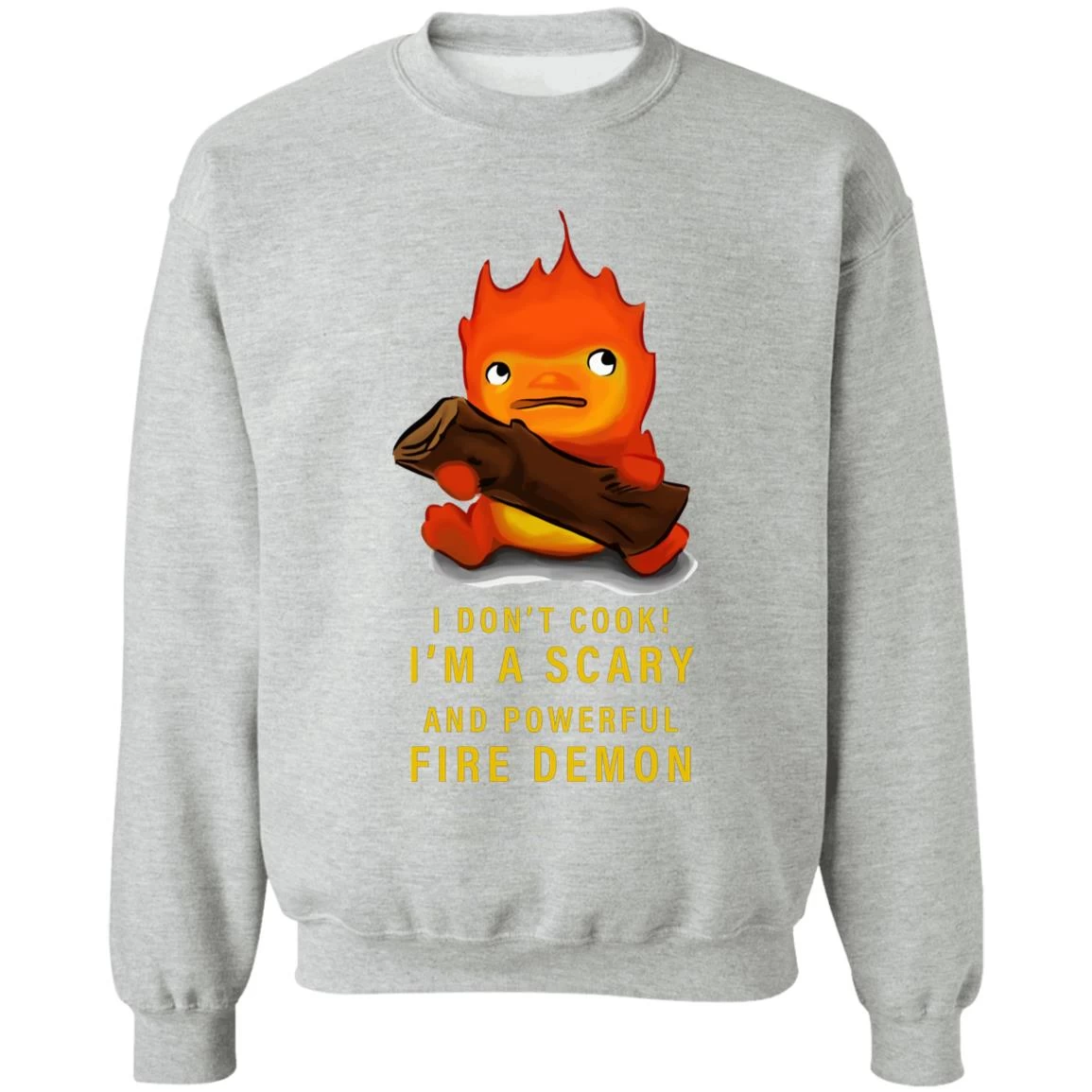 Howl’s Moving Castle Calcifer Sweatshirt 19 Howl’s Moving Castle Calcifer Sweatshirt - Image 17