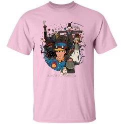 Howl’s Moving Castle Characters Compilation T Shirt -Ghibli Shop redirect10062021101001 4