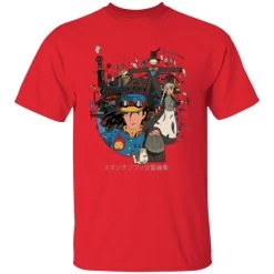 Howl’s Moving Castle Characters Compilation T Shirt -Ghibli Shop redirect10062021101001 7