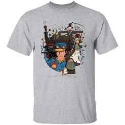 Howl’s Moving Castle Characters Compilation T Shirt -Ghibli Shop redirect10062021101001 8 1