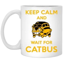 My Neighbor Totoro Keep Calm And Wait For Cat Bus Mug -Ghibli Shop redirect10062021101004 9 1