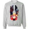 Howl And Colorful Wings Sweatshirt