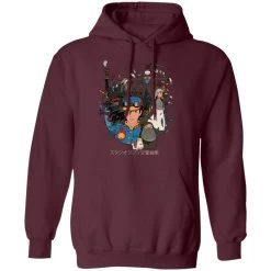Howl’s Moving Castle Characters Compilation Hoodie -Ghibli Shop redirect10062021101037 7 1