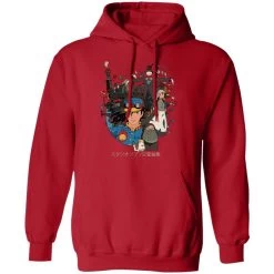 Howl’s Moving Castle Characters Compilation Hoodie -Ghibli Shop redirect10062021101037 8 1