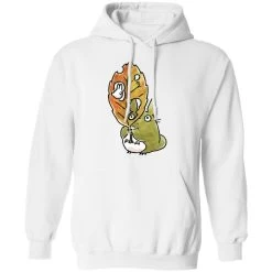 Totoro And The Big Leaf Cute Drawing Hoodie -Ghibli Shop redirect10062021131000 1 1