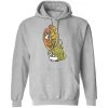 Totoro And The Big Leaf Cute Drawing Hoodie 1 Totoro And The Big Leaf Cute Drawing Hoodie -Ghibli Shop redirect10062021131000