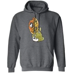 Totoro And The Big Leaf Cute Drawing Hoodie -Ghibli Shop redirect10062021131000 4