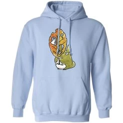 Totoro And The Big Leaf Cute Drawing Hoodie -Ghibli Shop redirect10062021131000 5