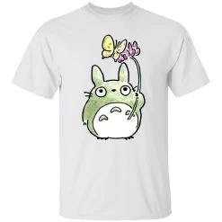 Totoro With Butterfly Cute Drawing T Shirt 37 Totoro With Butterfly Cute Drawing T Shirt -Ghibli Shop redirect10062021131006 1 1