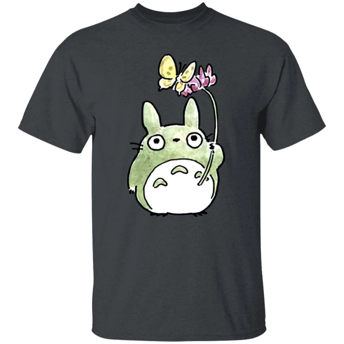 Totoro With Butterfly Cute Drawing T Shirt 13 Totoro With Butterfly Cute Drawing T Shirt - Image 11
