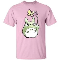 Totoro With Butterfly Cute Drawing T Shirt 32 Totoro With Butterfly Cute Drawing T Shirt -Ghibli Shop redirect10062021131006 4 1