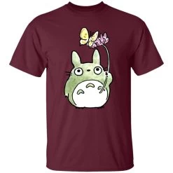 Totoro With Butterfly Cute Drawing T Shirt 33 Totoro With Butterfly Cute Drawing T Shirt -Ghibli Shop redirect10062021131006 5 1