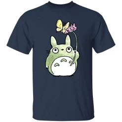 Totoro With Butterfly Cute Drawing T Shirt 34 Totoro With Butterfly Cute Drawing T Shirt -Ghibli Shop redirect10062021131006 6 1