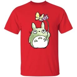 Totoro With Butterfly Cute Drawing T Shirt 27 Totoro With Butterfly Cute Drawing T Shirt -Ghibli Shop redirect10062021131006 7