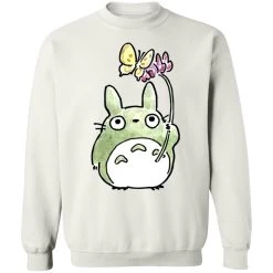 Totoro With Butterfly Cute Drawing Sweatshirt -Ghibli Shop redirect10062021131044 1 1