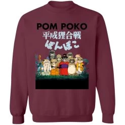 Pom Poko Poster Japanese Sweatshirt -Ghibli Shop redirect10072021001001 3