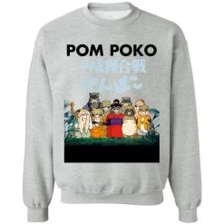 Pom Poko Poster Japanese Sweatshirt -Ghibli Shop redirect10072021001001 9