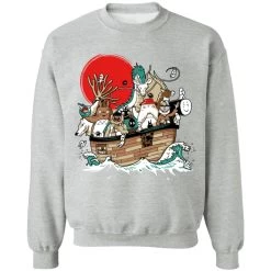 Studio Ghibli Boat Sweatshirt