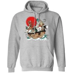 Studio Ghibli Boat Hoodie