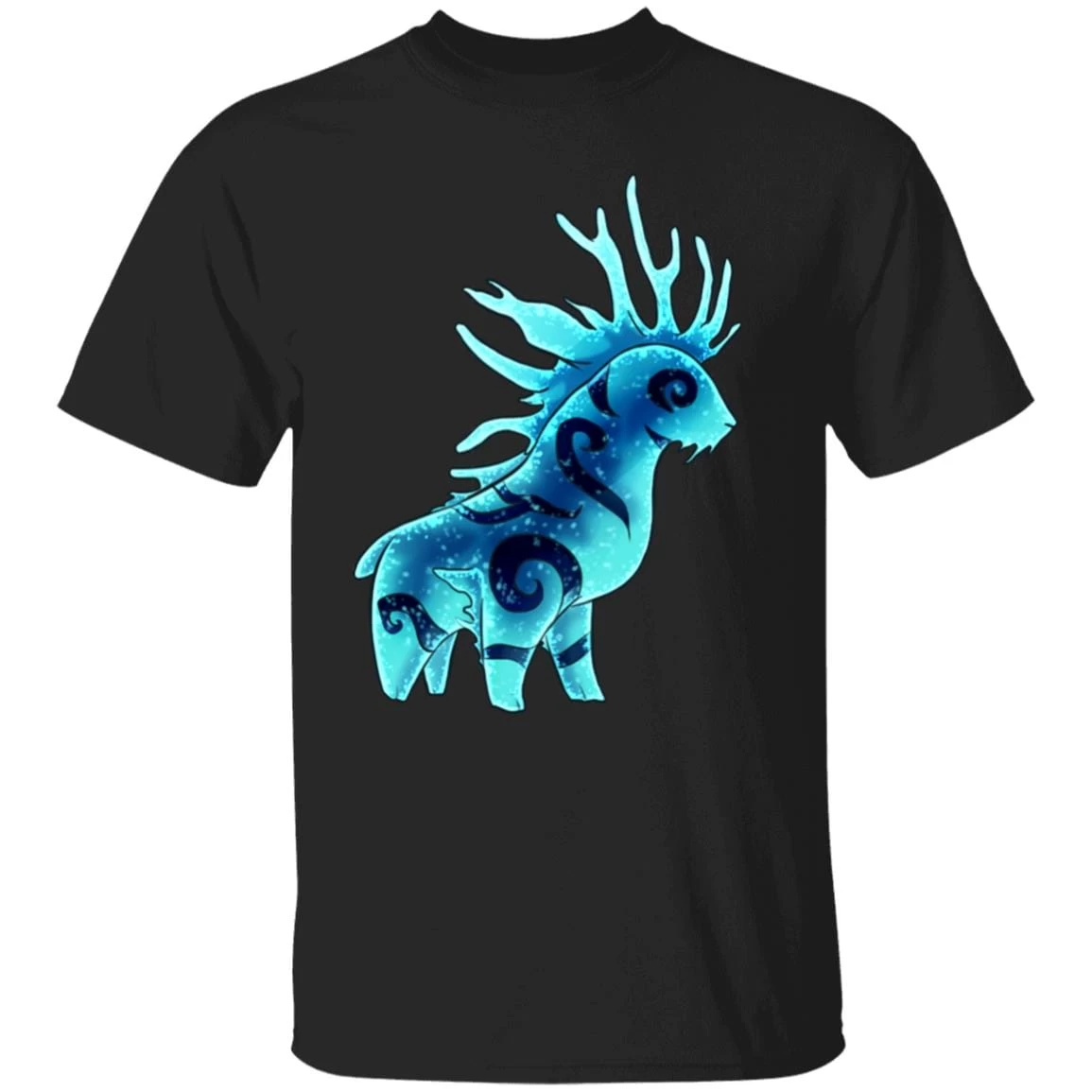 Princess Mononoke Forest Spirit Shishigami Night Chibi T Shirt 5 Princess Mononoke Forest Spirit Shishigami Night Chibi T Shirt - Image 3