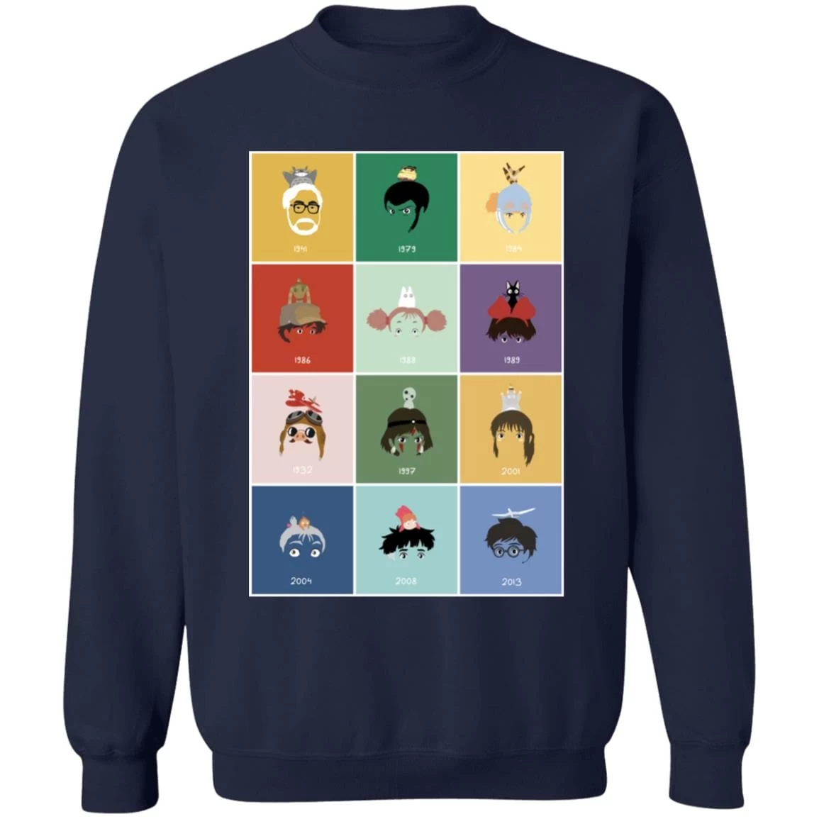 Ghibli Movie Collection Sweatshirt 7 Ghibli Movie Collection Sweatshirt - Image 5