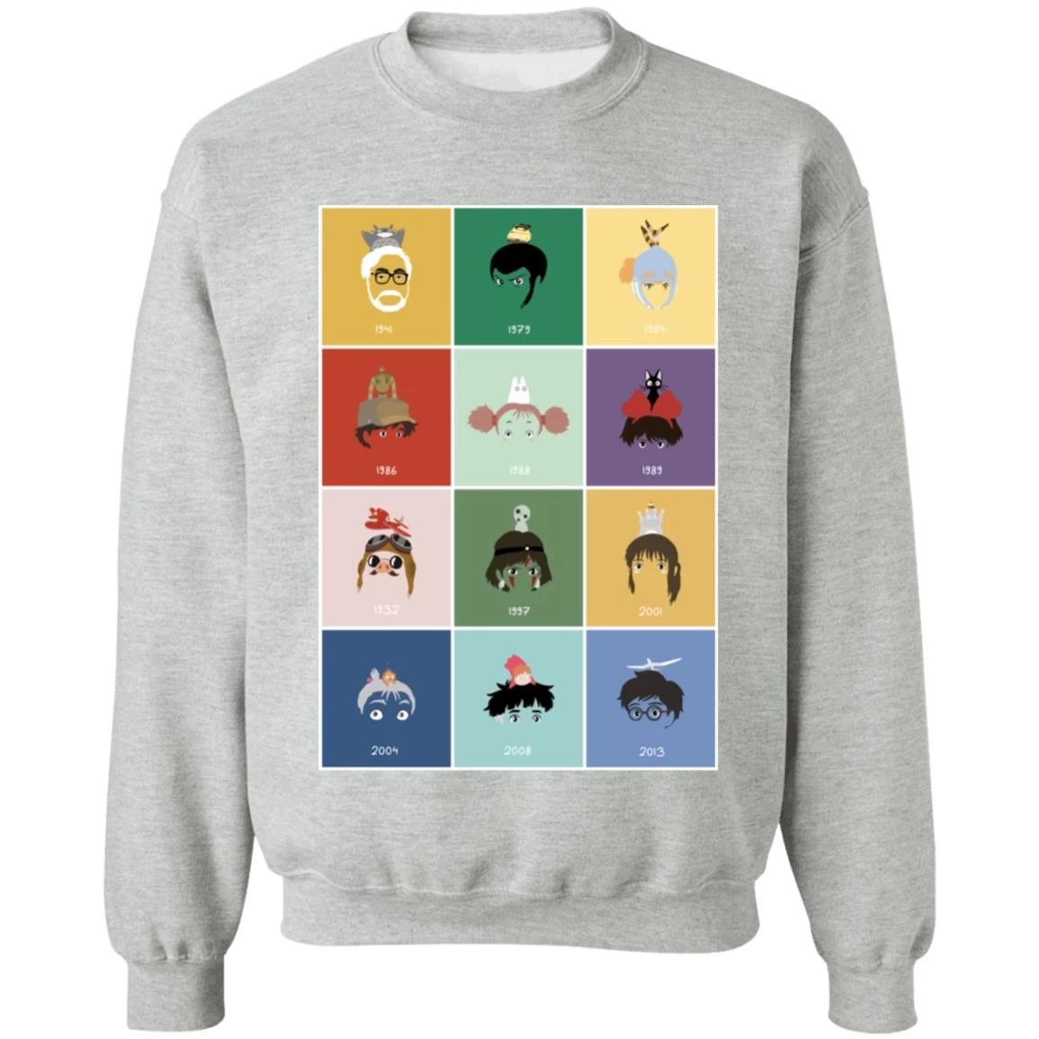 Ghibli Movie Collection Sweatshirt 3 Ghibli Movie Collection Sweatshirt
