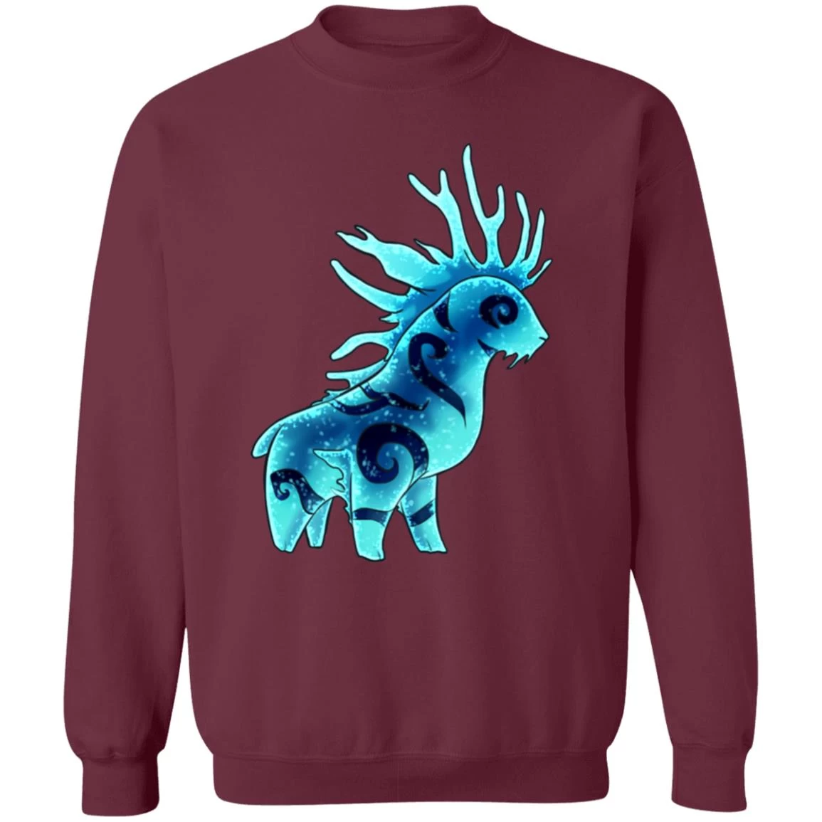 Princess Mononoke Forest Spirit Shishigami Night Chibi Sweatshirt 16 Princess Mononoke Forest Spirit Shishigami Night Chibi Sweatshirt - Image 14