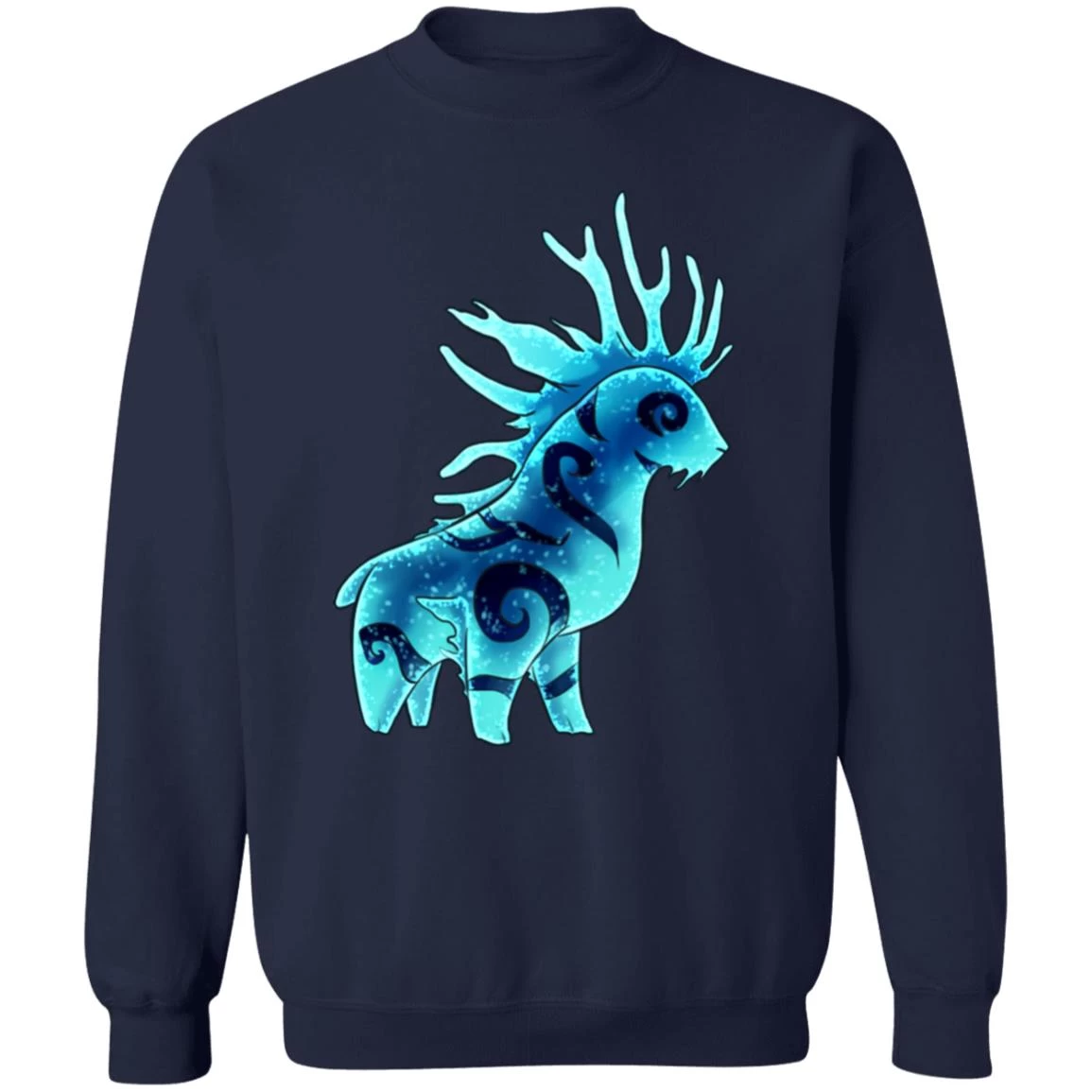 Princess Mononoke Forest Spirit Shishigami Night Chibi Sweatshirt 7 Princess Mononoke Forest Spirit Shishigami Night Chibi Sweatshirt - Image 5