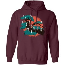 Tree Spirits By The Red Moon Hoodie -Ghibli Shop redirect10072021031033 7 1
