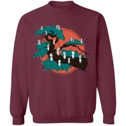 Tree Spirits By The Red Moon Sweatshirt -Ghibli Shop redirect10072021031058 3 1