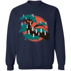 Tree Spirits By The Red Moon Sweatshirt -Ghibli Shop redirect10072021031058 4 1