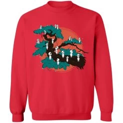 Tree Spirits By The Red Moon Sweatshirt -Ghibli Shop redirect10072021031058 5 1