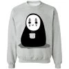 Cute No Face Kaonashi Drinking Hot Tea Sweatshirt -Ghibli Shop redirect10072021041004