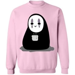 Cute No Face Kaonashi Drinking Hot Tea Sweatshirt -Ghibli Shop redirect10072021041004 8 1