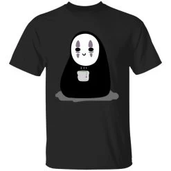 Cute No Face Kaonashi Drinking Hot Tea T Shirt 29 Cute No Face Kaonashi Drinking Hot Tea T Shirt -Ghibli Shop redirect10072021041025 2 1