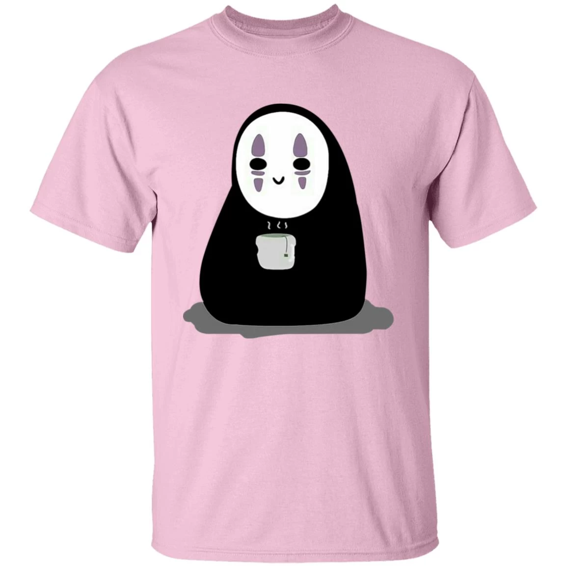 Cute No Face Kaonashi Drinking Hot Tea T Shirt 15 Cute No Face Kaonashi Drinking Hot Tea T Shirt - Image 13