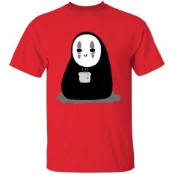 Cute No Face Kaonashi Drinking Hot Tea T Shirt 27 Cute No Face Kaonashi Drinking Hot Tea T Shirt -Ghibli Shop redirect10072021041025 7
