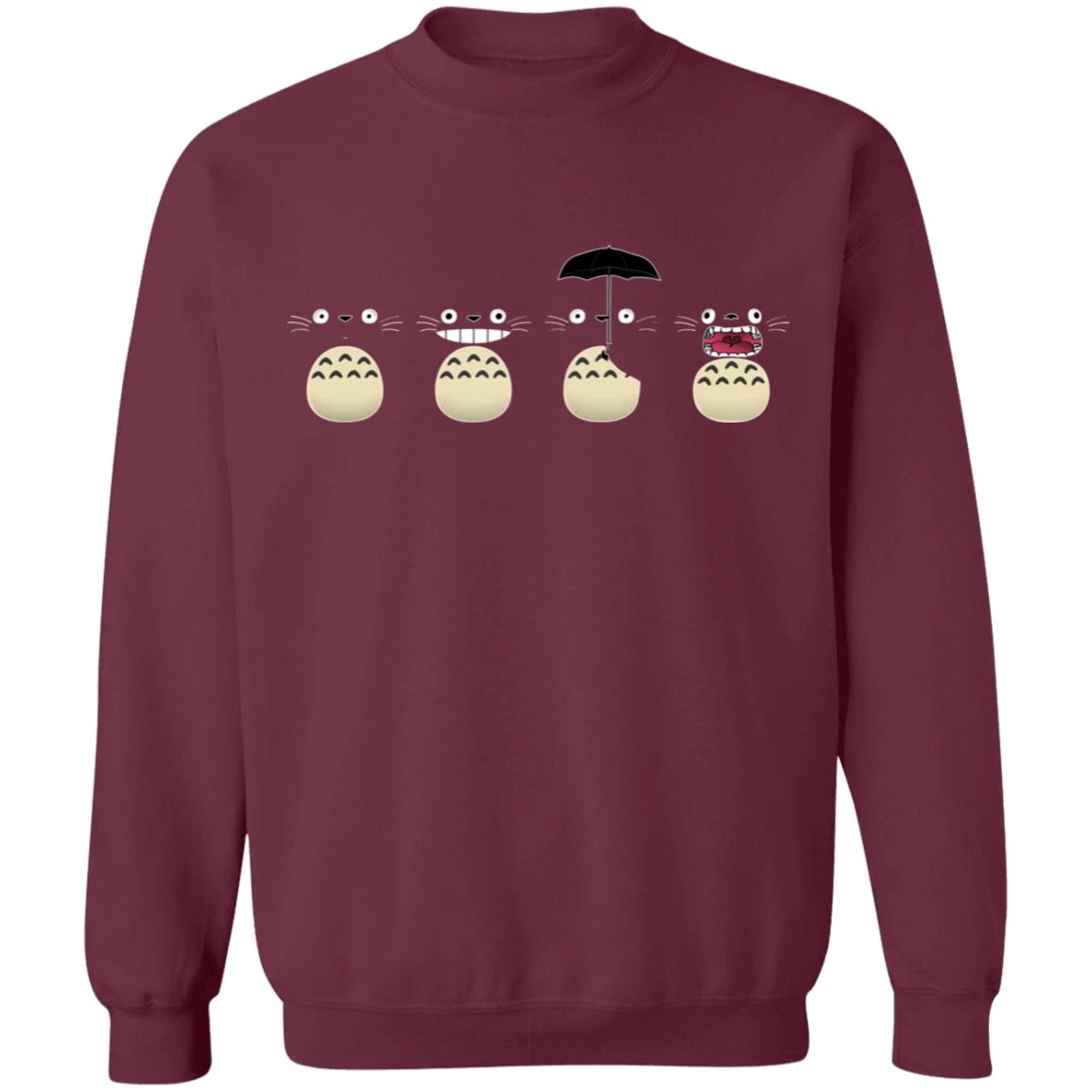 Totoro Faces Sweatshirt 6 Totoro Faces Sweatshirt - Image 4