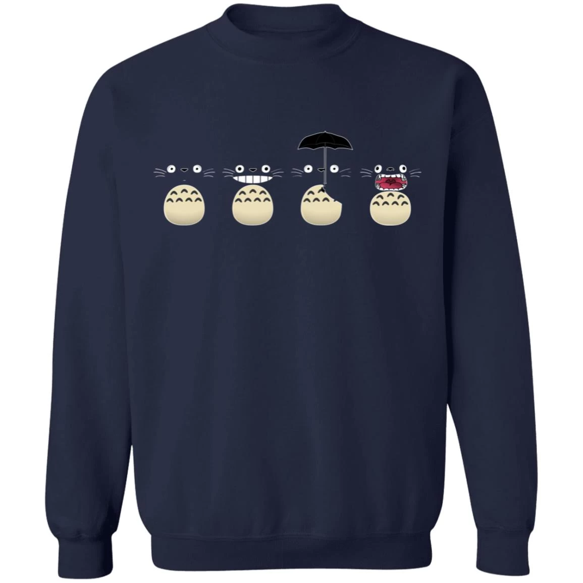 Totoro Faces Sweatshirt 7 Totoro Faces Sweatshirt - Image 5