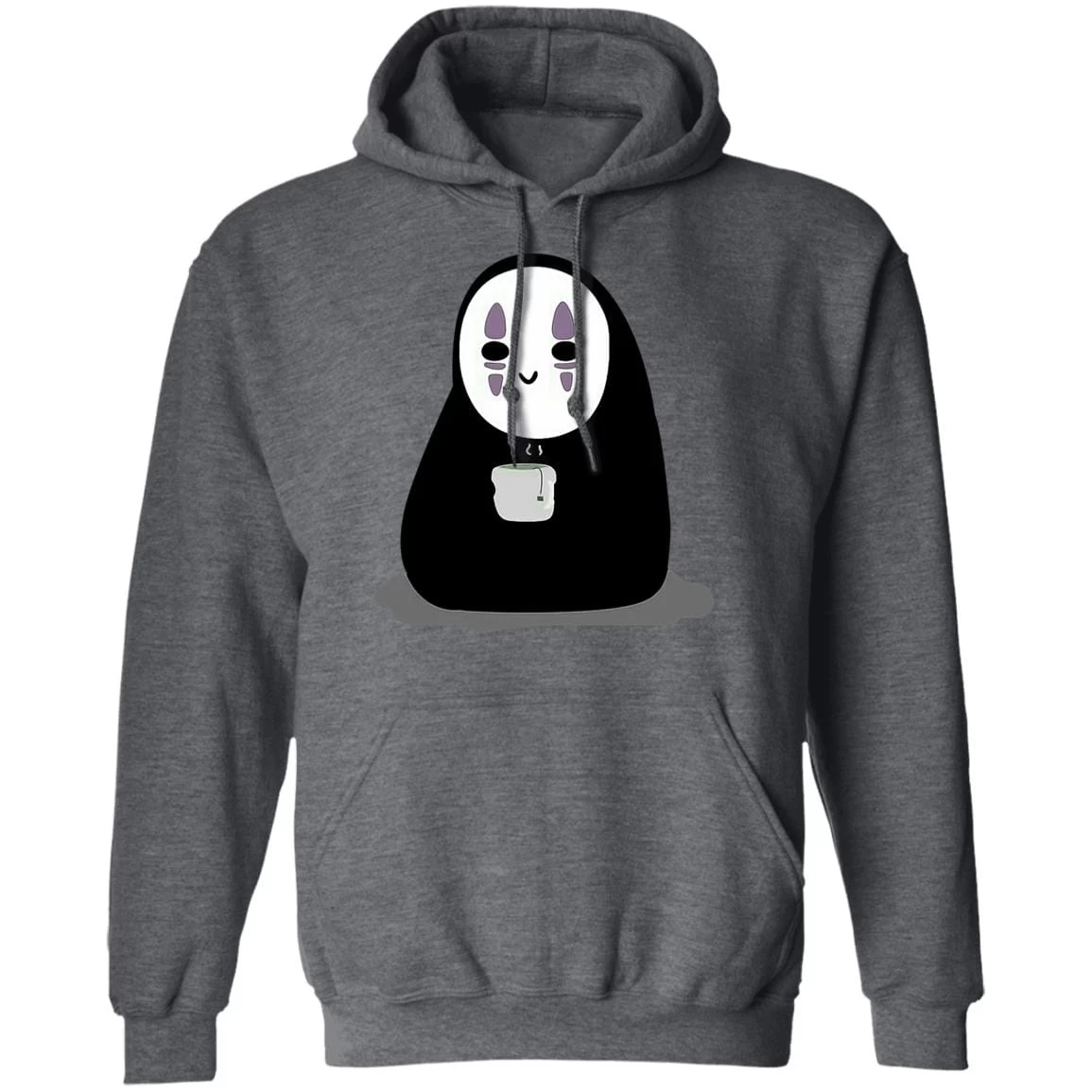 Cute No Face Kaonashi Drinking Hot Tea Hoodie 13 Cute No Face Kaonashi Drinking Hot Tea Hoodie - Image 11