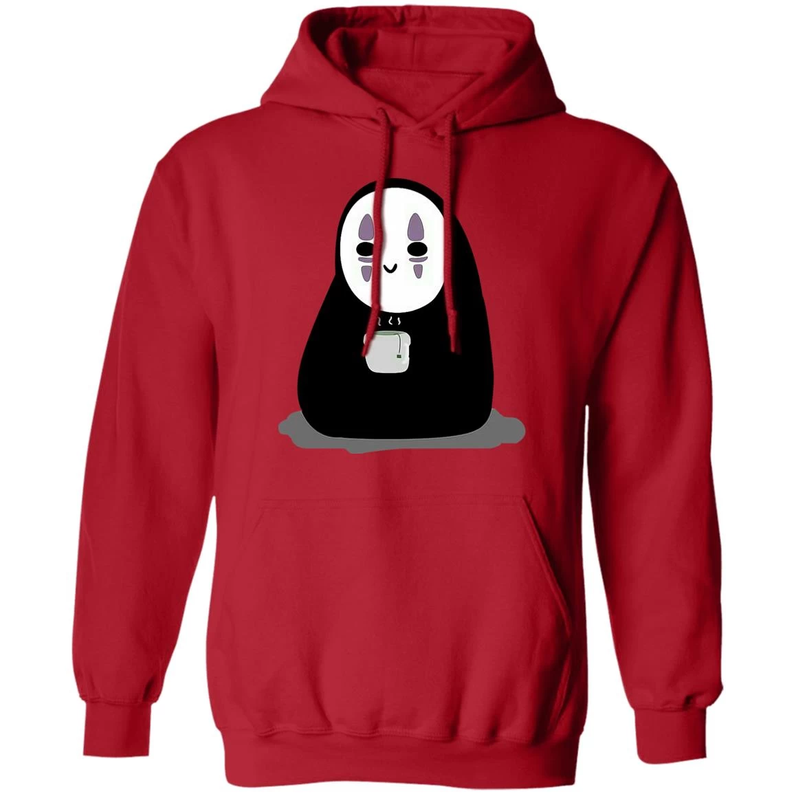 Cute No Face Kaonashi Drinking Hot Tea Hoodie 18 Cute No Face Kaonashi Drinking Hot Tea Hoodie - Image 16