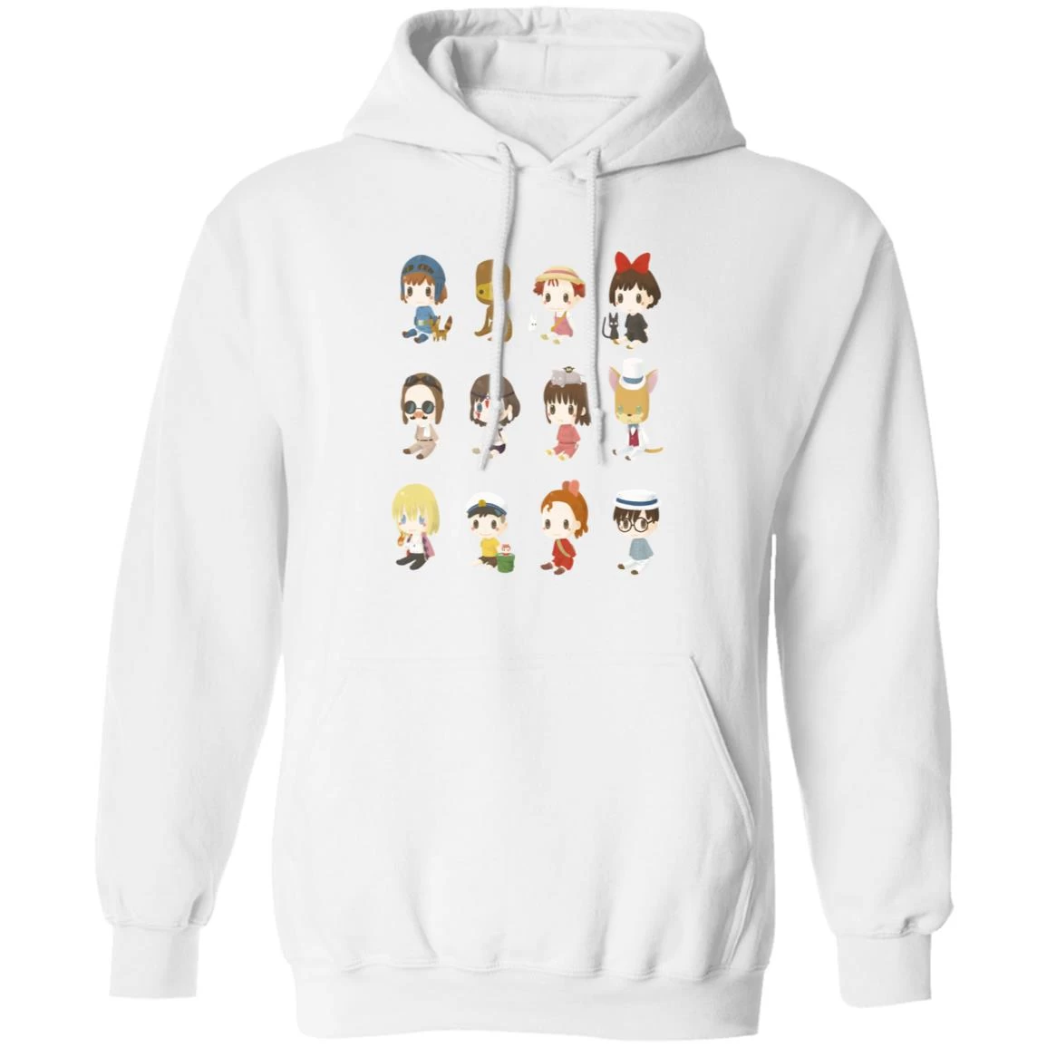 Ghibli Characters Cute Collection Hoodie 4 Ghibli Characters Cute Collection Hoodie - Image 2