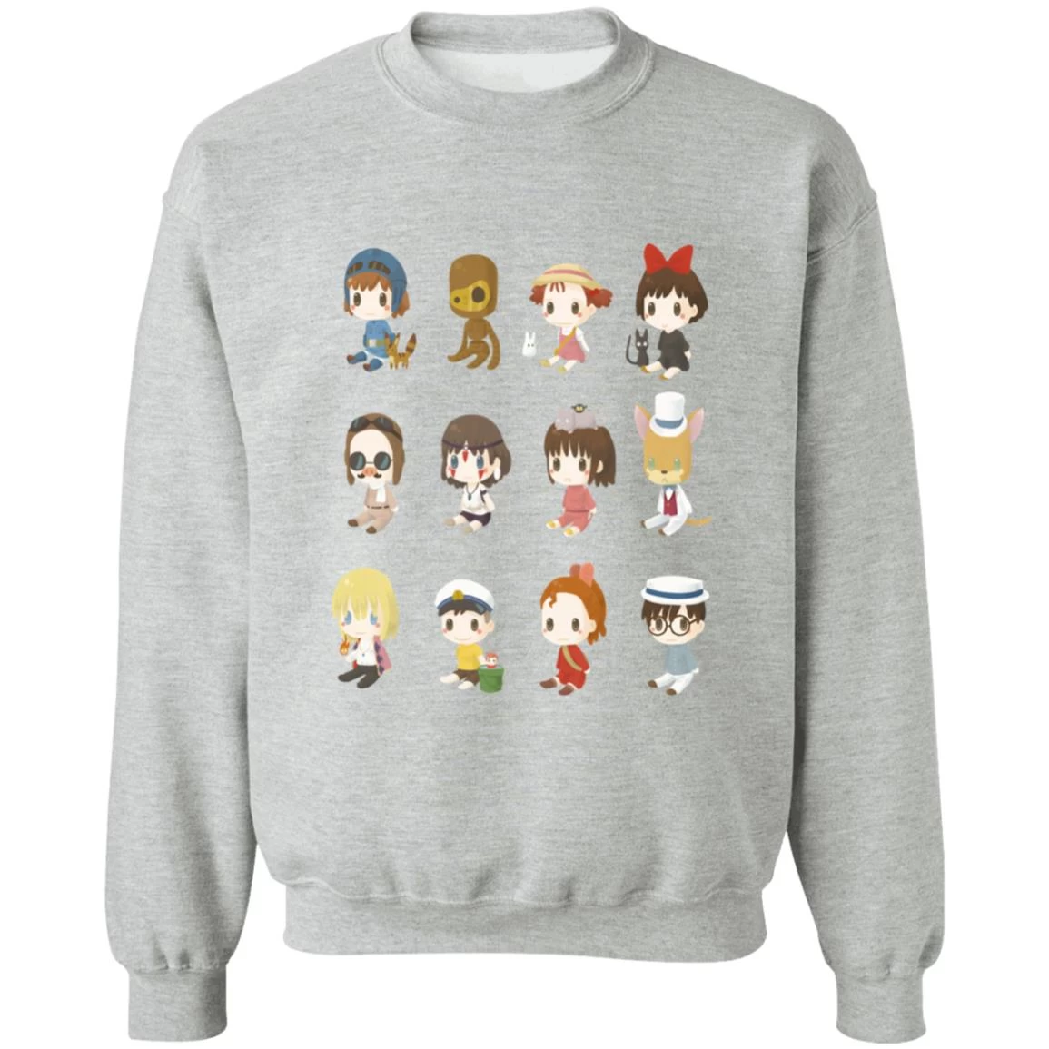 Ghibli Characters Cute Collection Sweatshirt 19 Ghibli Characters Cute Collection Sweatshirt - Image 17
