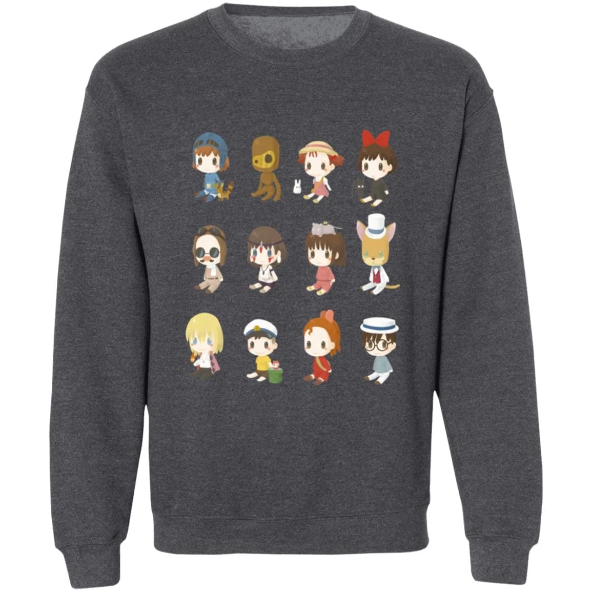 Ghibli Characters Cute Collection Sweatshirt 9 Ghibli Characters Cute Collection Sweatshirt - Image 7
