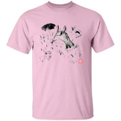 Totoro And The Girls Ink Painting T Shirt -Ghibli Shop redirect10082021021021 4 1