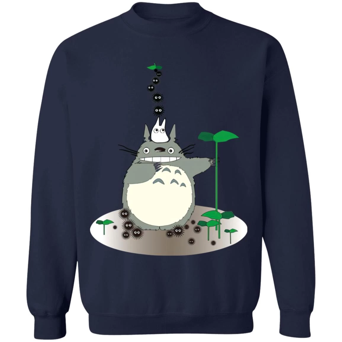 Totoro And The Sootballs Sweatshirt 7 Totoro And The Sootballs Sweatshirt - Image 5