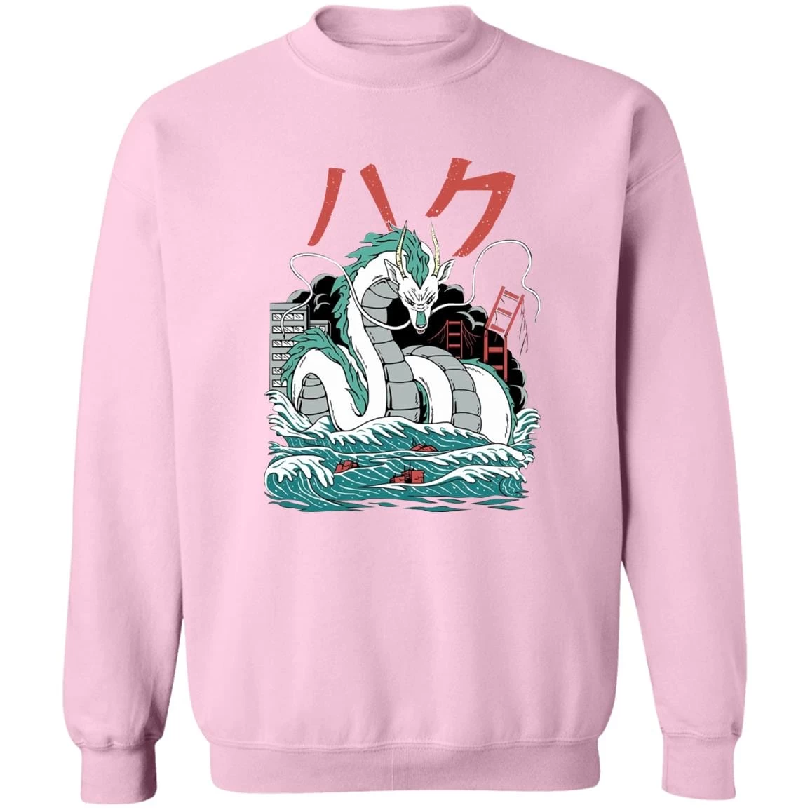 Spirited Away – Haku Dragon Harajuku Style Sweatshirt 11 Spirited Away – Haku Dragon Harajuku Style Sweatshirt - Image 9
